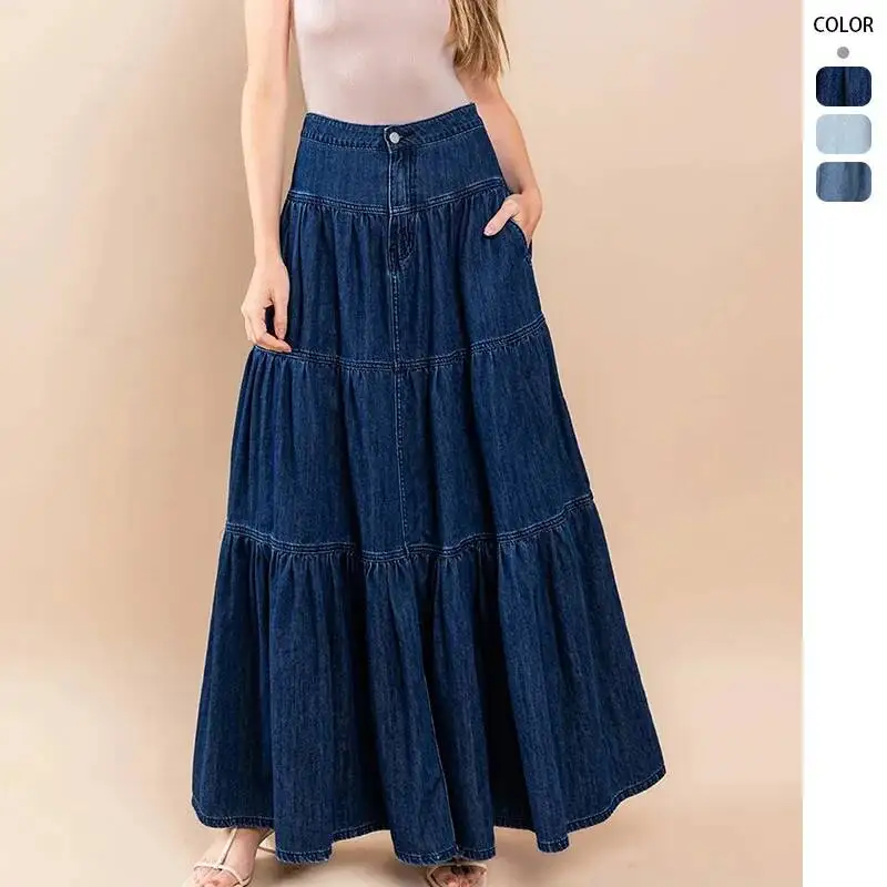 Summer Ins Street Style Low Waist Vintage Vacation Cake Versatile Denim Skirt Women's Fashion
Summer Ins Street Style Low Waist Vintage Vacation Cake Versatile Denim Skirt Women's Fashion