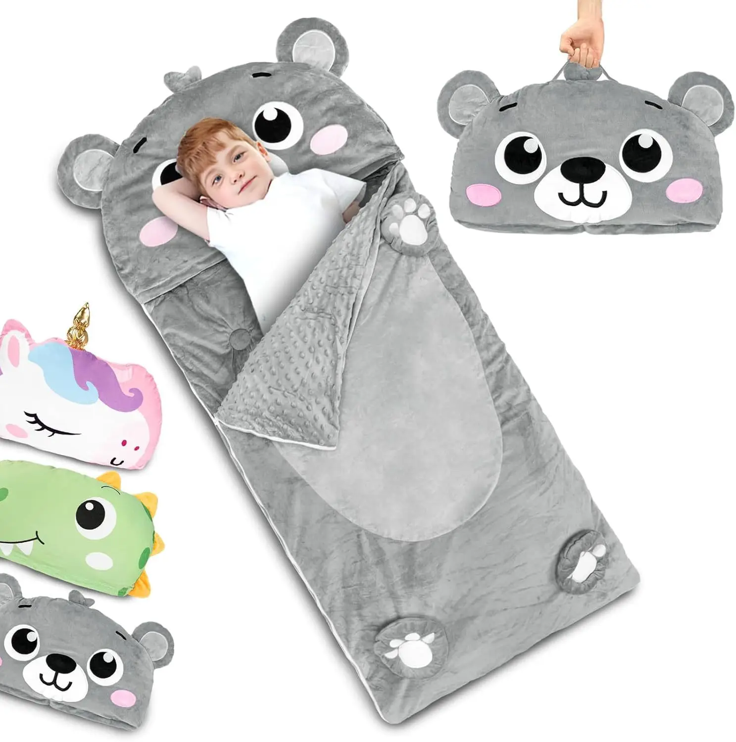 New Kids Warm Sleeping Bag Foldable Portable Toddler Nap Mat with Bear Print Thickened Anti Kick Kindergarten Travel Bed
New Kids Warm Sleeping Bag Foldable Portable Toddler Nap Mat with Bear Print Thickened Anti Kick Kindergarten Travel Bed