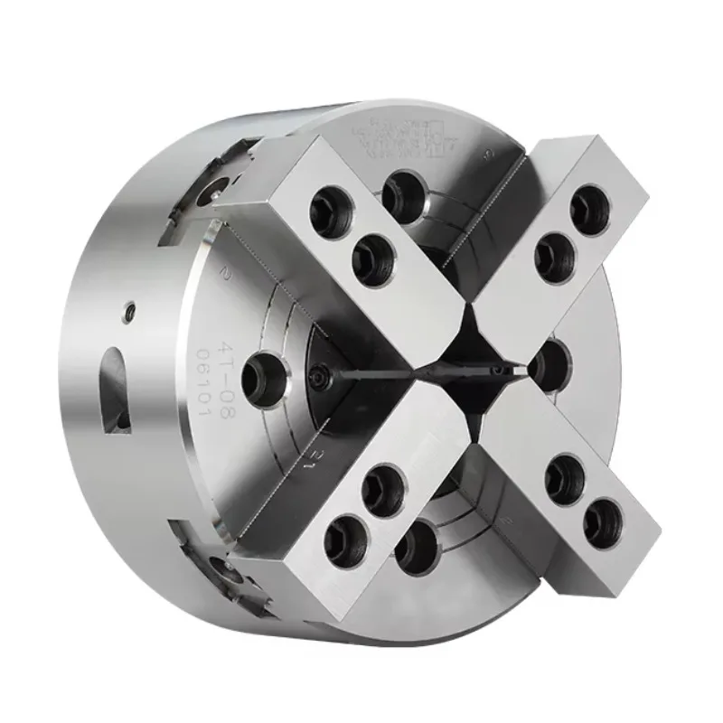 Factory Supply Four Jaw Two Motion Type Power Chuck 4 Jaw Non-thru-hole Lathe Machine Cnc Chuck 
Factory Supply Four Jaw Two Motion Type Power Chuck 4 Jaw Non-thru-hole Lathe Machine Cnc Chuck