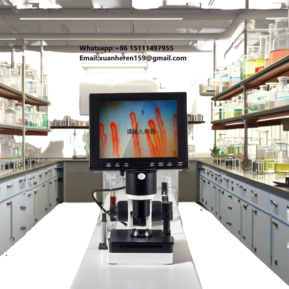 Y-Rising YR-880 680x Desktop Microscope Home Use Skin Analyzer Detect Ski Moisture Microcirculation Health Check Blod Display
Y-Rising YR-880 680x Desktop Microscope Home Use Skin Analyzer Detect Ski Moisture Microcirculation Health Check Blod Display