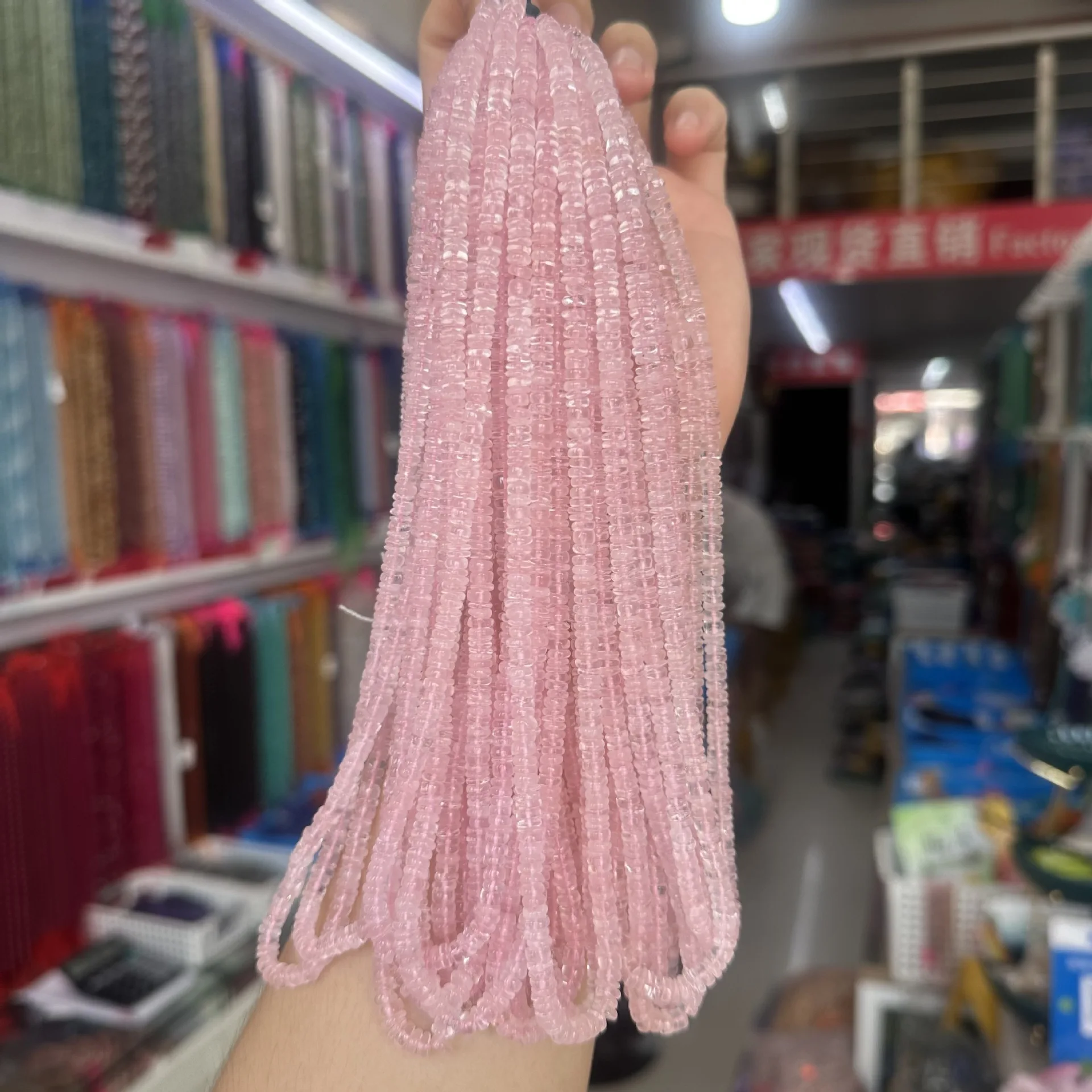 5mm Natural Rose Quartz Round Slice Transparent Ice Rose Quartz Separator Abacus Disc Bead Round Cake Loose Beads Wholesale
5mm Natural Rose Quartz Round Slice Transparent Ice Rose Quartz Separator Abacus Disc Bead Round Cake Loose Beads Wholesale