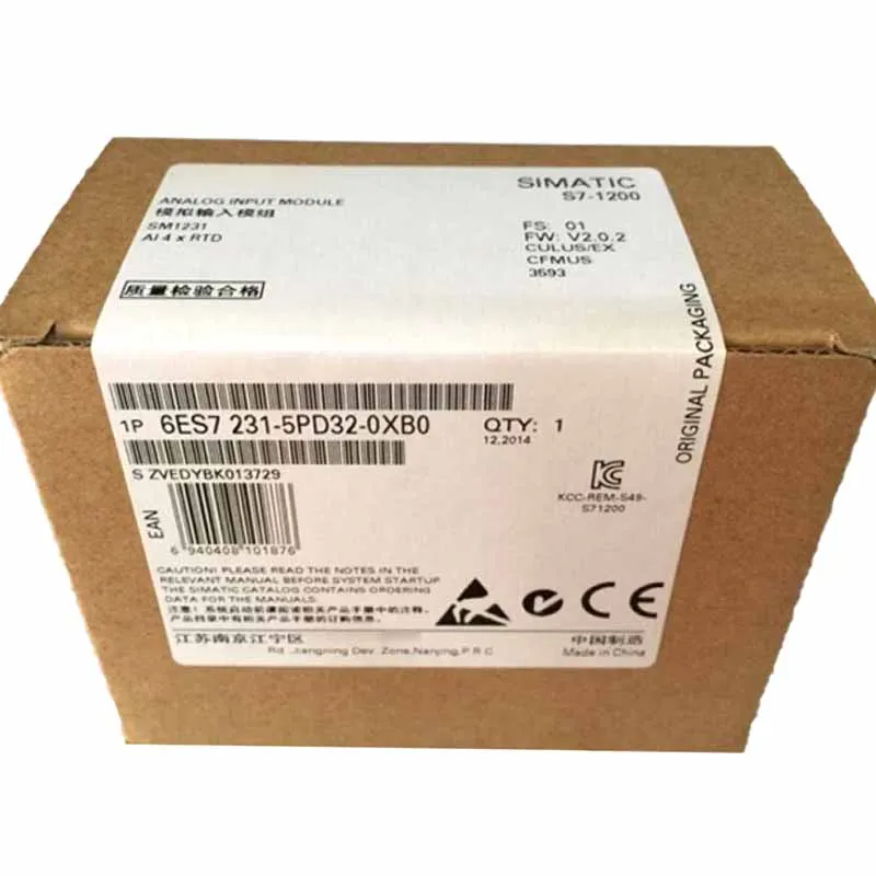 New Original 6ES7231-5PD32-0XB0 6ES7153-1AA83-0XB0 6ES7416-3ER05-0AB0 6ES7317-2EK14-0AB0 6ES7531-7KF00-0AB0 Fast Delivery
New Original 6ES7231-5PD32-0XB0 6ES7153-1AA83-0XB0 6ES7416-3ER05-0AB0 6ES7317-2EK14-0AB0 6ES7531-7KF00-0AB0 Fast Delivery