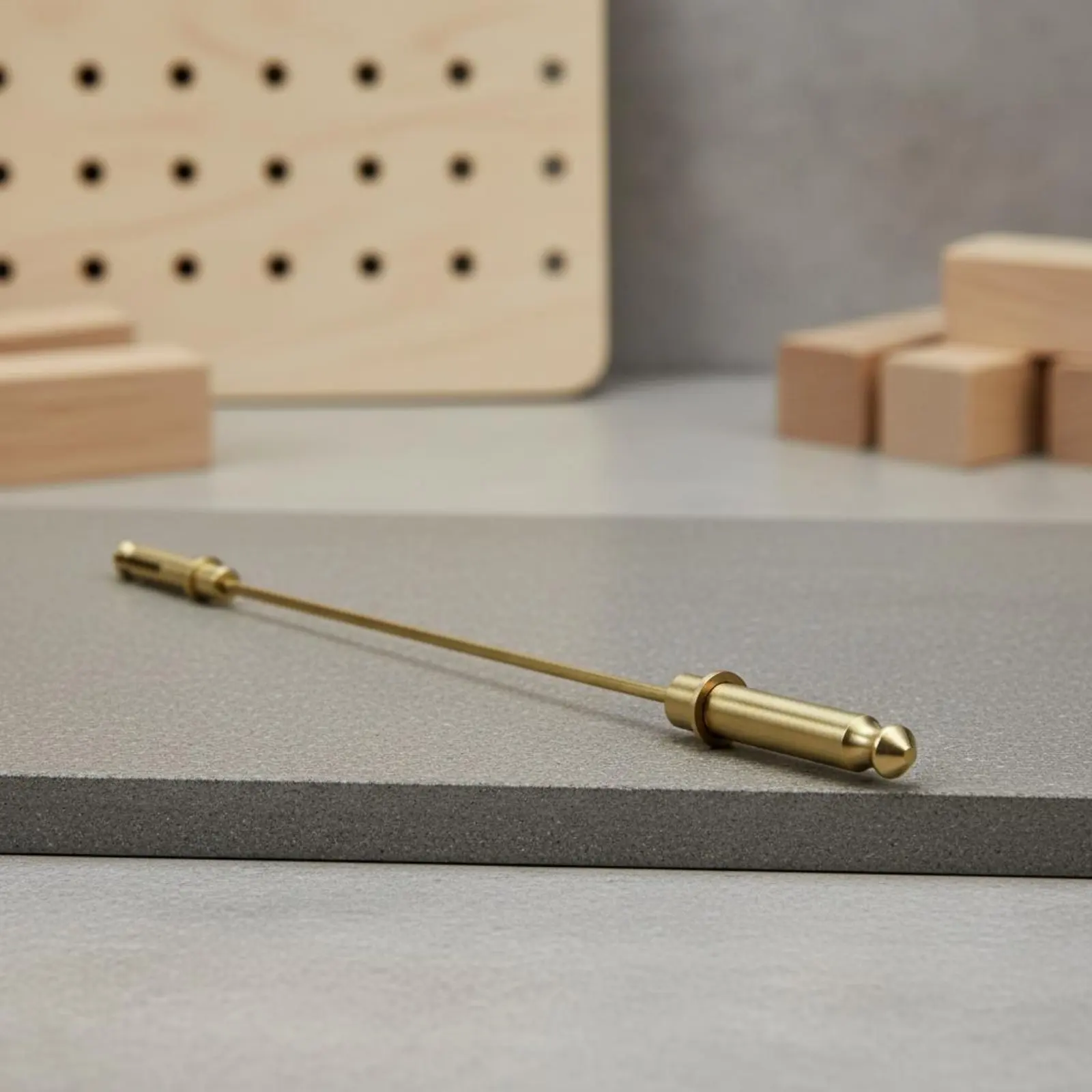 Endpin Audio Connector Installation Tool Brass Construction Hollow Frame Guitar Wiring Tool for Luthiers
Endpin Audio Connector Installation Tool Brass Construction Hollow Frame Guitar Wiring Tool for Luthiers