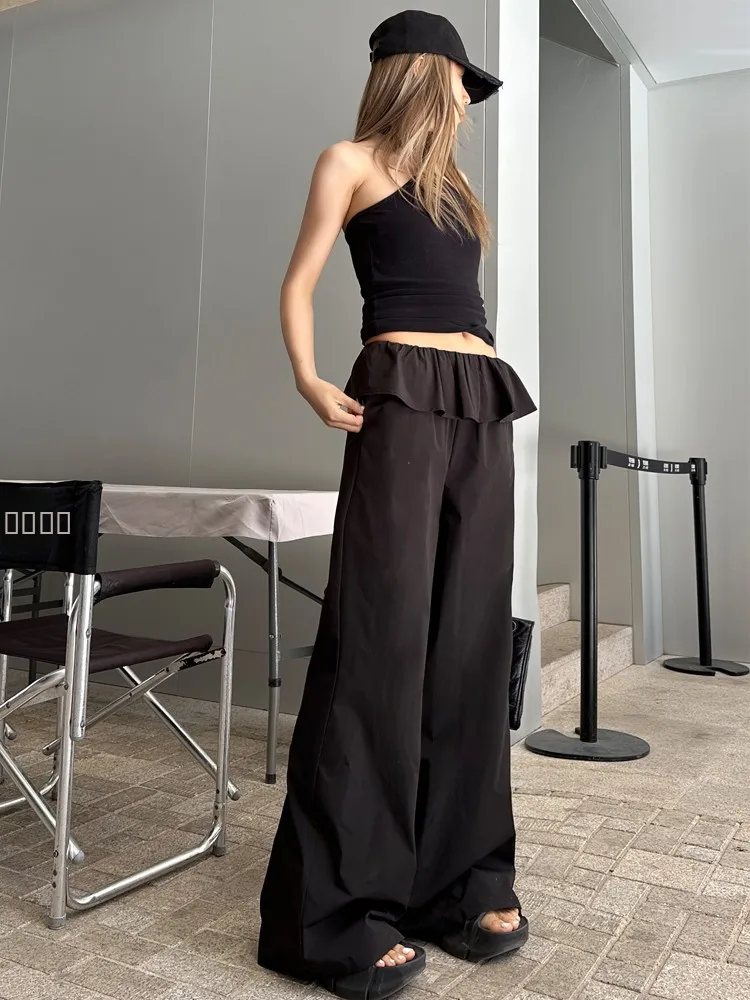 Широкие брюки Qui Dry для женщин, лето 2025, новая модель, повседневные, в пол, тонкие, свободного кроя, с эластичным поясом
Широкие брюки Qui Dry для женщин, лето 2025, новая модель, повседневные, в пол, тонкие, свободного кроя, с эластичным поясом