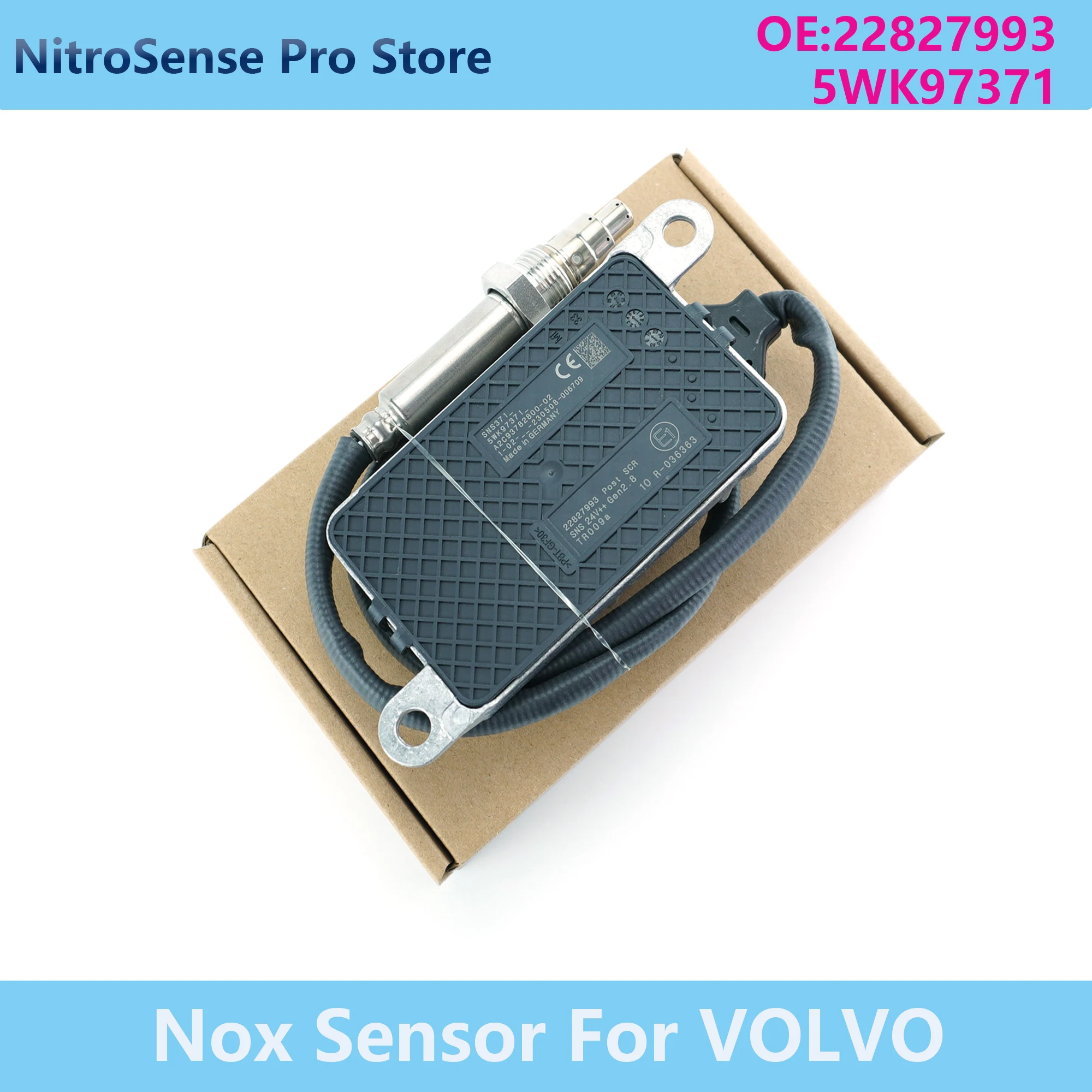 22827993 5WK97371 5WK 97371 New Nitrogen Oxide Sensor For Renault Volvo Truck
22827993 5WK97371 5WK 97371 New Nitrogen Oxide Sensor For Renault Volvo Truck