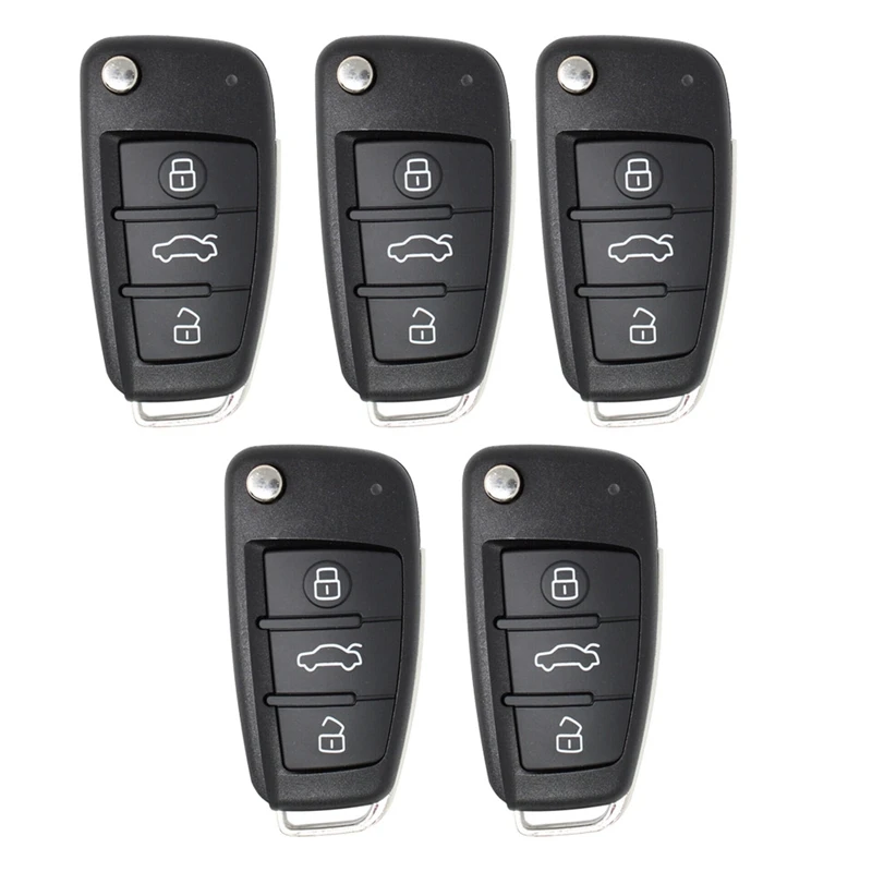For Xhorse XKA600EN Universal Wire Remote Key Flip Fob 3 Buttons For A6 Q7 Type For VVDI Key Tool Accessory 5Pcs/Lot
For Xhorse XKA600EN Universal Wire Remote Key Flip Fob 3 Buttons For A6 Q7 Type For VVDI Key Tool Accessory 5Pcs/Lot