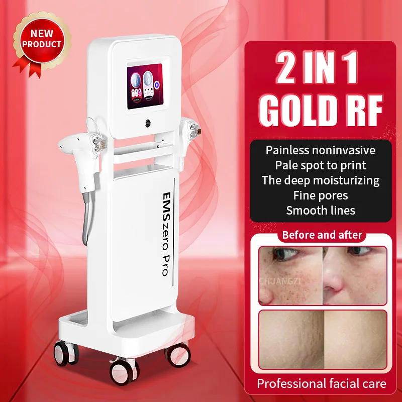 15 Inch Vertical Gold RF Microneedling Anti-Aging Beauty Device
15 Inch Vertical Gold RF Microneedling Anti-Aging Beauty Device