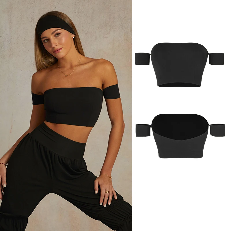 ZYM Latin Dance Tops With Armbands Sexy Black Bustier Women Rumba Cha Cha Dancing Practice Clothing Adult Training Sexy Blouse
ZYM Latin Dance Tops With Armbands Sexy Black Bustier Women Rumba Cha Cha Dancing Practice Clothing Adult Training Sexy Blouse