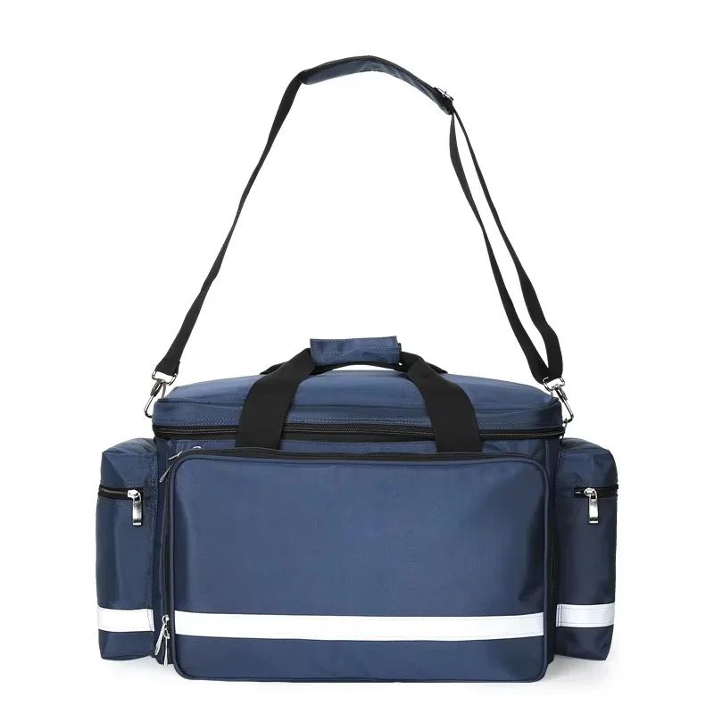 Large shoulder bag emergency lifesaving kit for medical and camping trekking adventures
Large shoulder bag emergency lifesaving kit for medical and camping trekking adventures