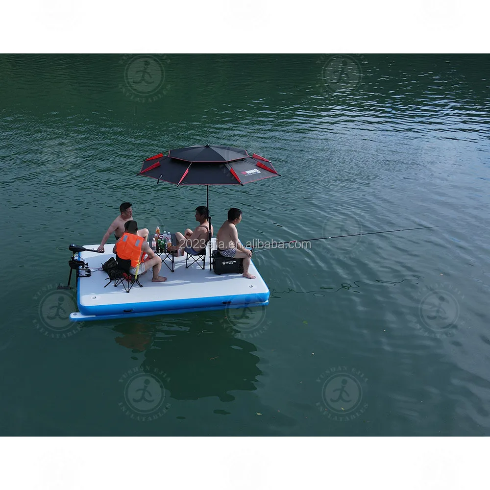 Custom Giant 3m By 2m Water Sea Lake Fishing Dock Floats Inflatable Dock Floats With Motor
Custom Giant 3m By 2m Water Sea Lake Fishing Dock Floats Inflatable Dock Floats With Motor