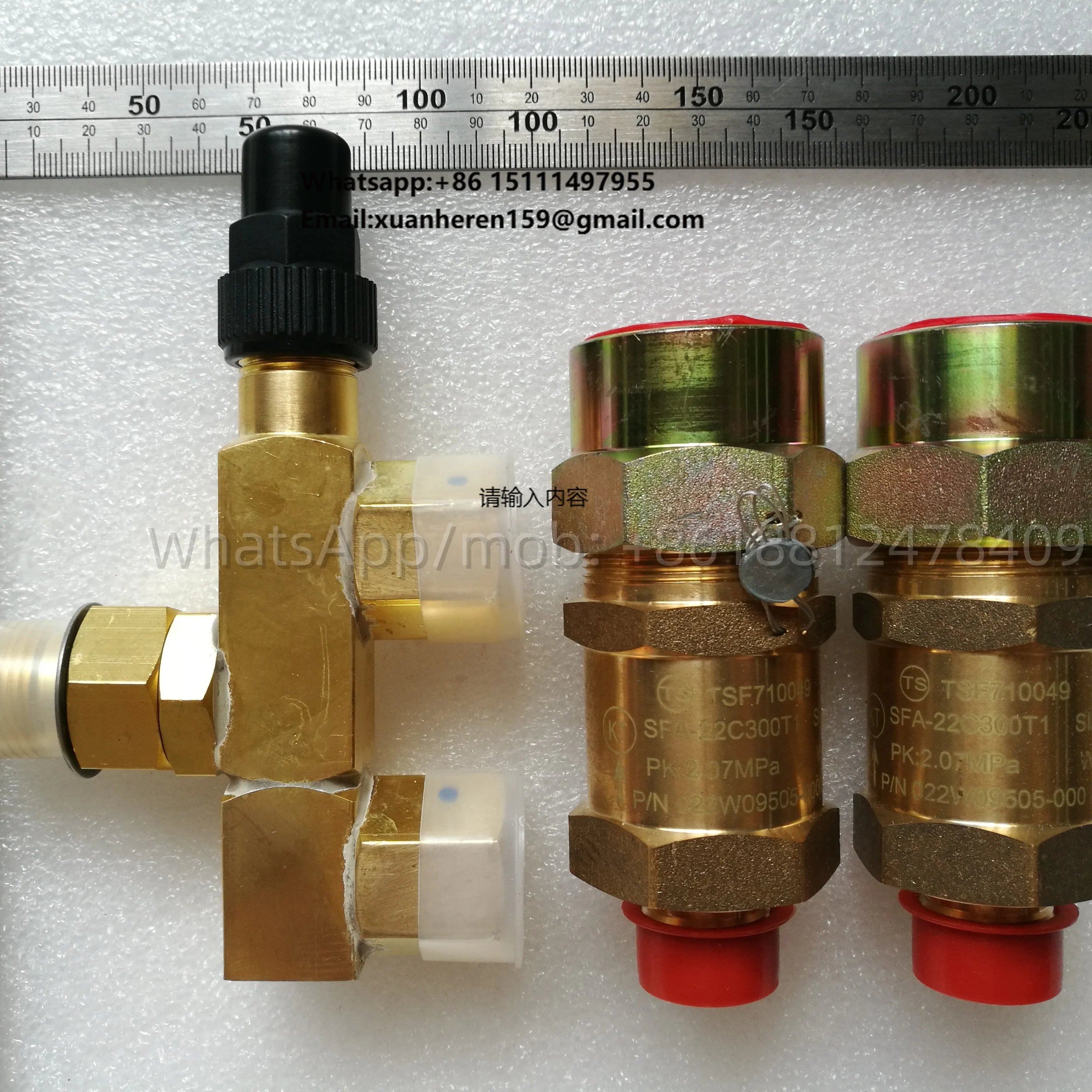 Central air Conditioning Accessories Refrigeration Compressor Chiller Parts Safety Valve 022-09505-000
Central air Conditioning Accessories Refrigeration Compressor Chiller Parts Safety Valve 022-09505-000