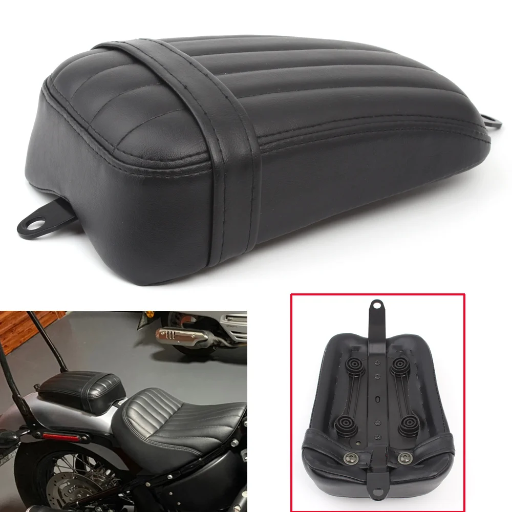 Motorcycle Accessories Black Rear Passenger Seat PU Leather Pillion Cushion For Harley Softail Street Bob FXBB 2018-2021 2022
Motorcycle Accessories Black Rear Passenger Seat PU Leather Pillion Cushion For Harley Softail Street Bob FXBB 2018-2021 2022