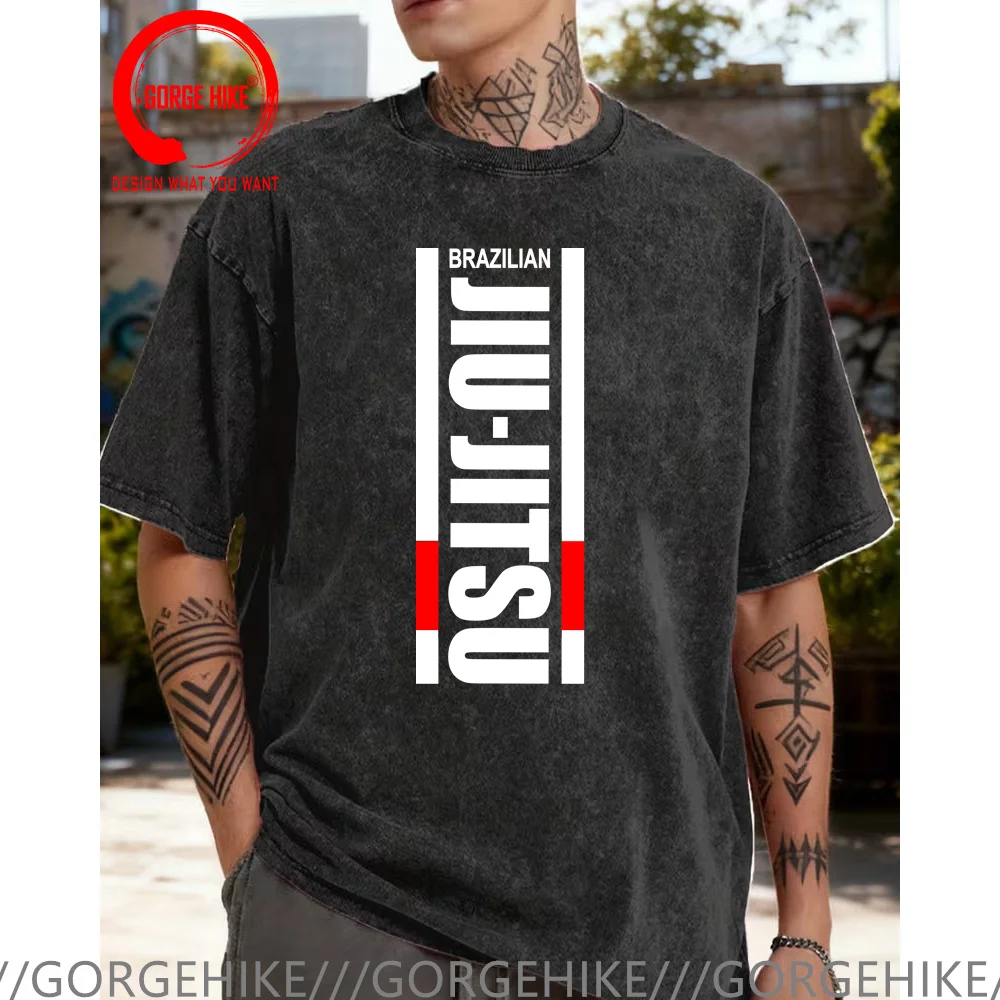 Бразильская футболка с принтом Jiu Jiutsu BJJ, женские и мужские топы, топы большого размера, модная повседневная винтажная футболка из стираного хлопка
Бразильская футболка с принтом Jiu Jiutsu BJJ, женские и мужские топы, топы большого размера, модная повседневная винтажная футболка из стираного хлопка