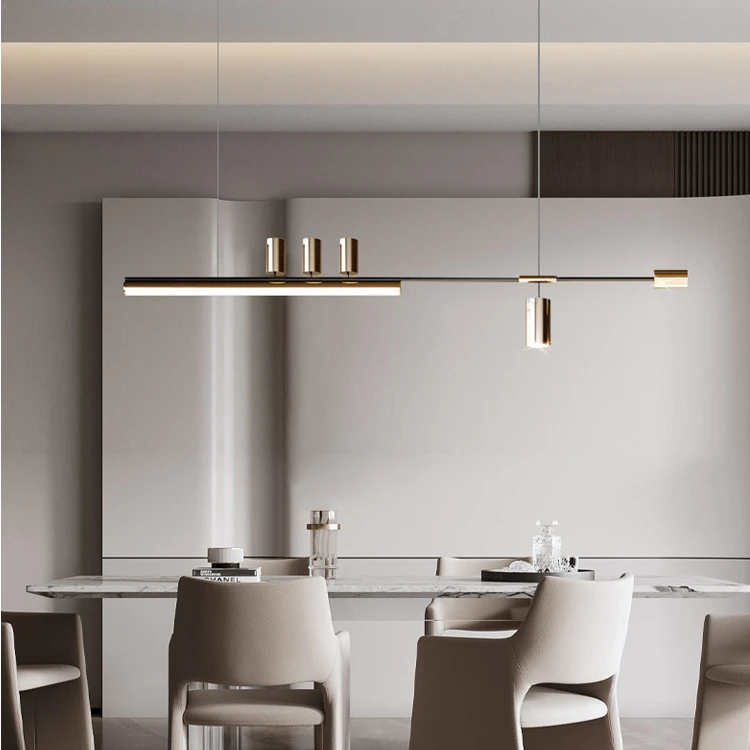 Designer Light Luxury Dining Table Dining Room Pendant Light Modern Strip Restaurant LED Lamp Italian Minimalist Bar Chandelier
Designer Light Luxury Dining Table Dining Room Pendant Light Modern Strip Restaurant LED Lamp Italian Minimalist Bar Chandelier