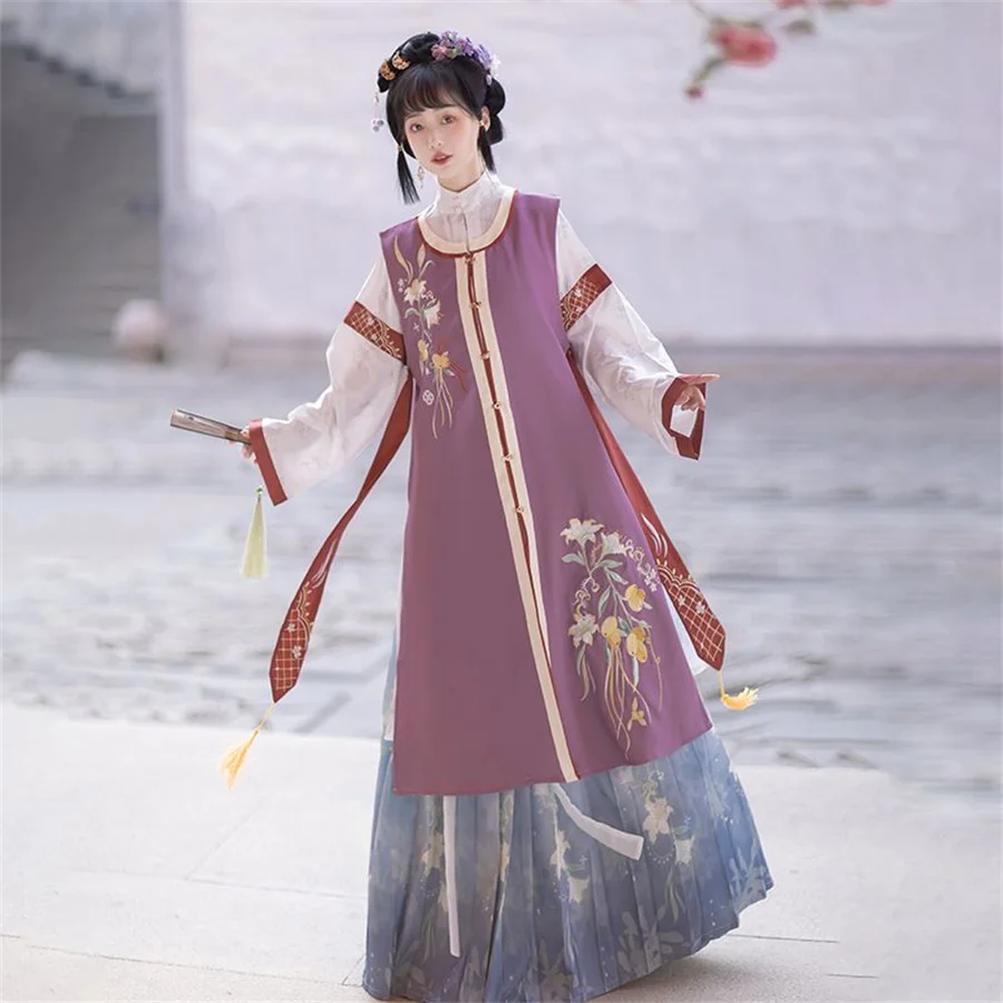 Women Chinese Traditional Hanfu Costume Lady Ming Suit Princess Dress Embroidery Ancient Folk Dance Carnival Cosplay Costume
Women Chinese Traditional Hanfu Costume Lady Ming Suit Princess Dress Embroidery Ancient Folk Dance Carnival Cosplay Costume