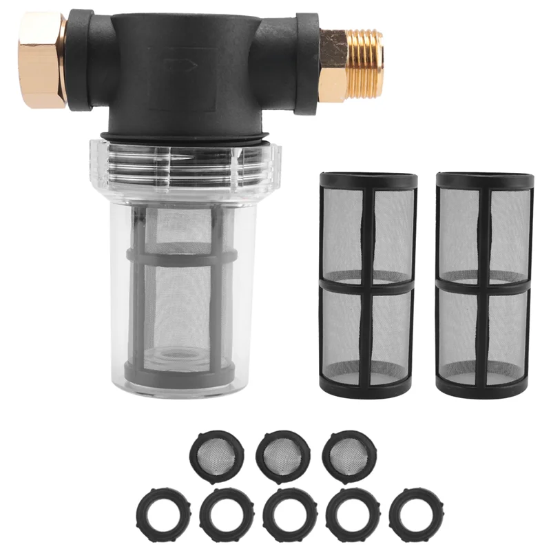 AC23-Sediment Filter Насадка для водяного шланга, фильтр для садового шланга для входной воды мойки высокого давления
AC23-Sediment Filter Насадка для водяного шланга, фильтр для садового шланга для входной воды мойки высокого давления
