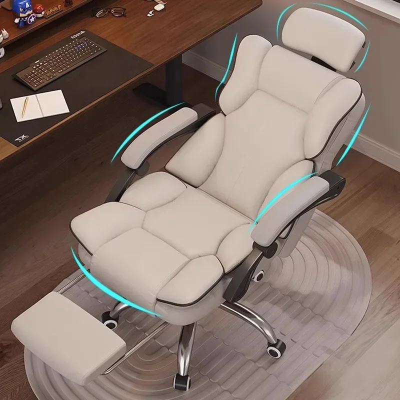 Comfortable Cushion Office Chair Footrest Support Living Room Computer Chair Recliner Swivel Chaise De Bureaux Furniture
Comfortable Cushion Office Chair Footrest Support Living Room Computer Chair Recliner Swivel Chaise De Bureaux Furniture