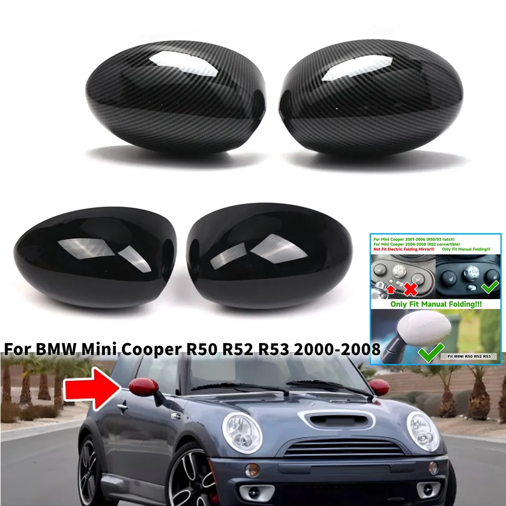 For Mini Cooper R50 R53 2001-2006 R52 2004-2008 Car Replacement Rearview Side Mirror Cover Wing Cap Exterior Door Shell Trim ABS
For Mini Cooper R50 R53 2001-2006 R52 2004-2008 Car Replacement Rearview Side Mirror Cover Wing Cap Exterior Door Shell Trim ABS