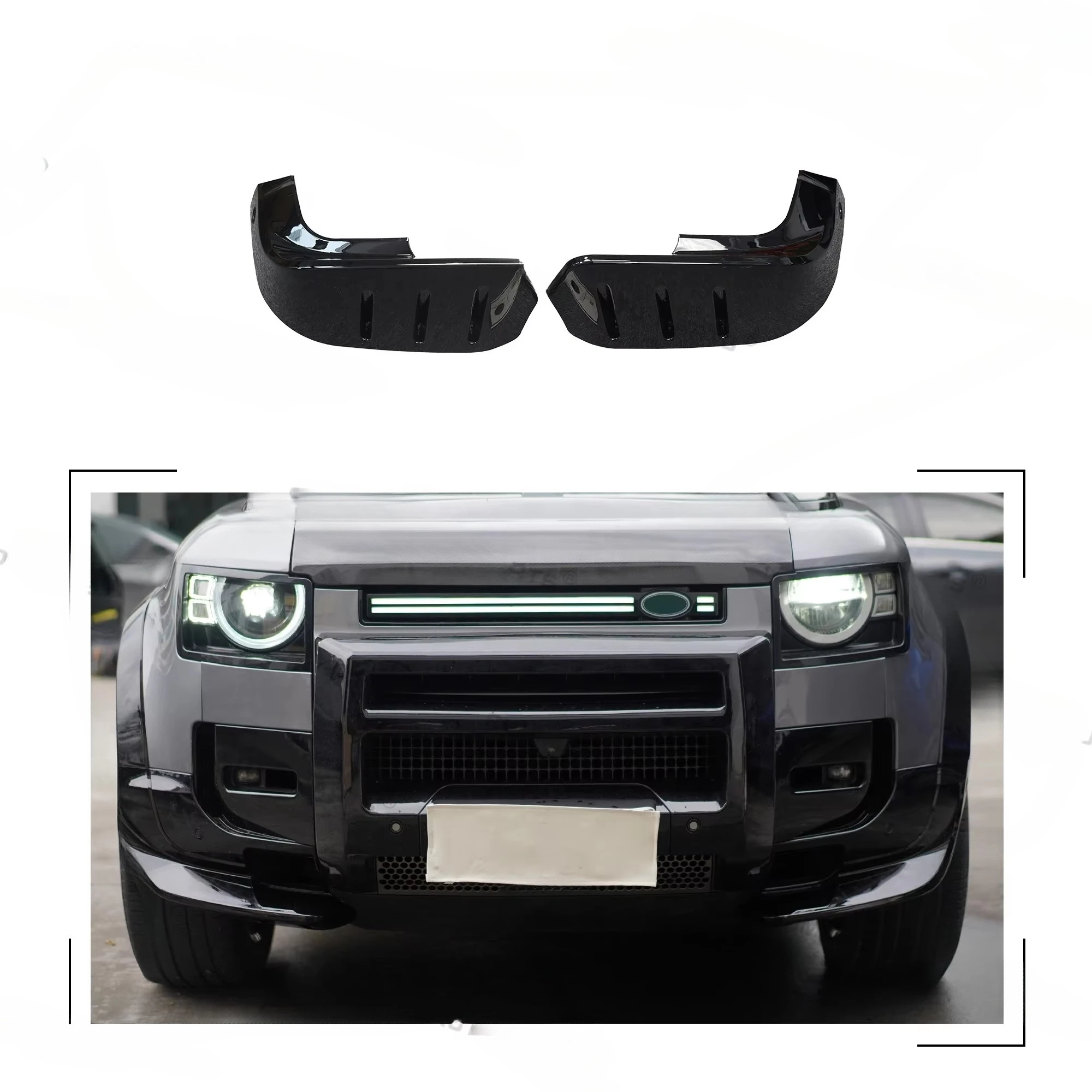 Auto Parts Front Spillter Diffuser Car Front Bumper Lip Cover Front Spillter for Land Rover Defender 90 Body Kitcustom
Auto Parts Front Spillter Diffuser Car Front Bumper Lip Cover Front Spillter for Land Rover Defender 90 Body Kitcustom