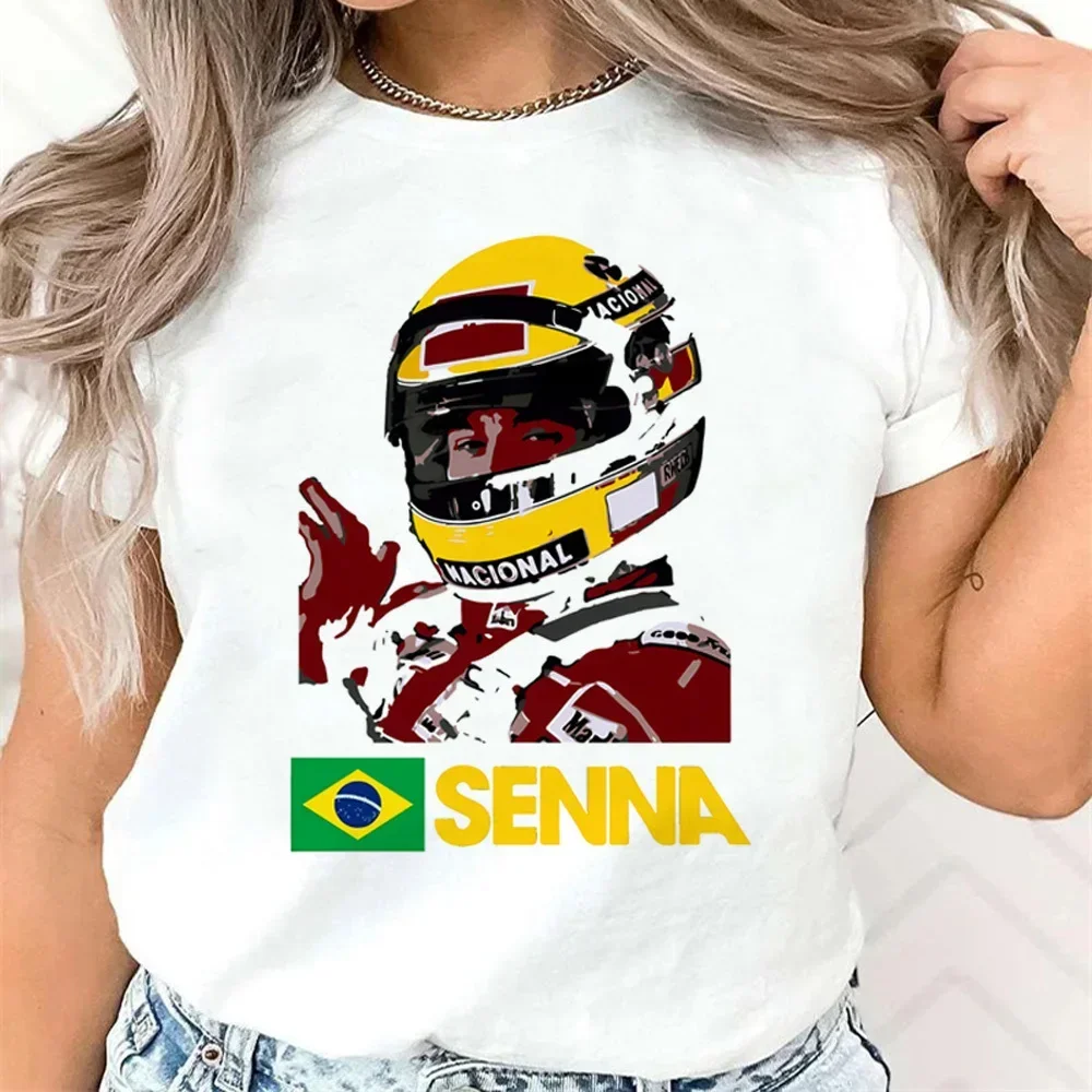 Ayrton Senna Dames Street Fashion Pattern Letter Print Summer Luxury Brand Cotton Men's and Women's T-Shirts Short Sleeves
Ayrton Senna Dames Street Fashion Pattern Letter Print Summer Luxury Brand Cotton Men's and Women's T-Shirts Short Sleeves