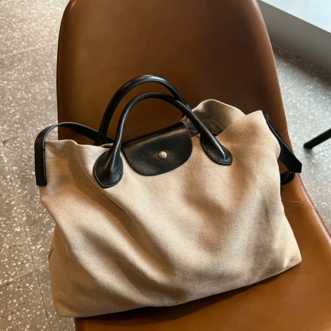 Line Canvas Tote Bag 2025 New Niche Design Large Capacity Casual Slack Sexy Single-Shoulder Crossbody Bag Fashion Women Handbag
Line Canvas Tote Bag 2025 New Niche Design Large Capacity Casual Slack Sexy Single-Shoulder Crossbody Bag Fashion Women Handbag