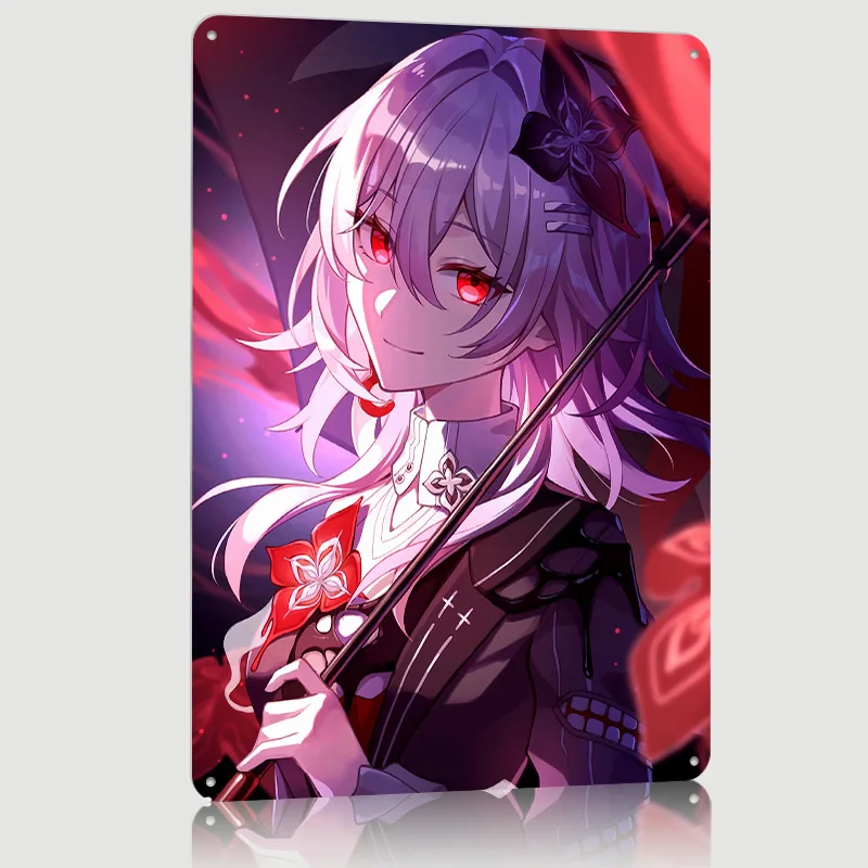 Anime Girl With Red Eyes Tinplate Poster Customized Wall Art Vintage Metal Signs Retro Tin Plaque for Wand Deko Room Accessories
Anime Girl With Red Eyes Tinplate Poster Customized Wall Art Vintage Metal Signs Retro Tin Plaque for Wand Deko Room Accessories