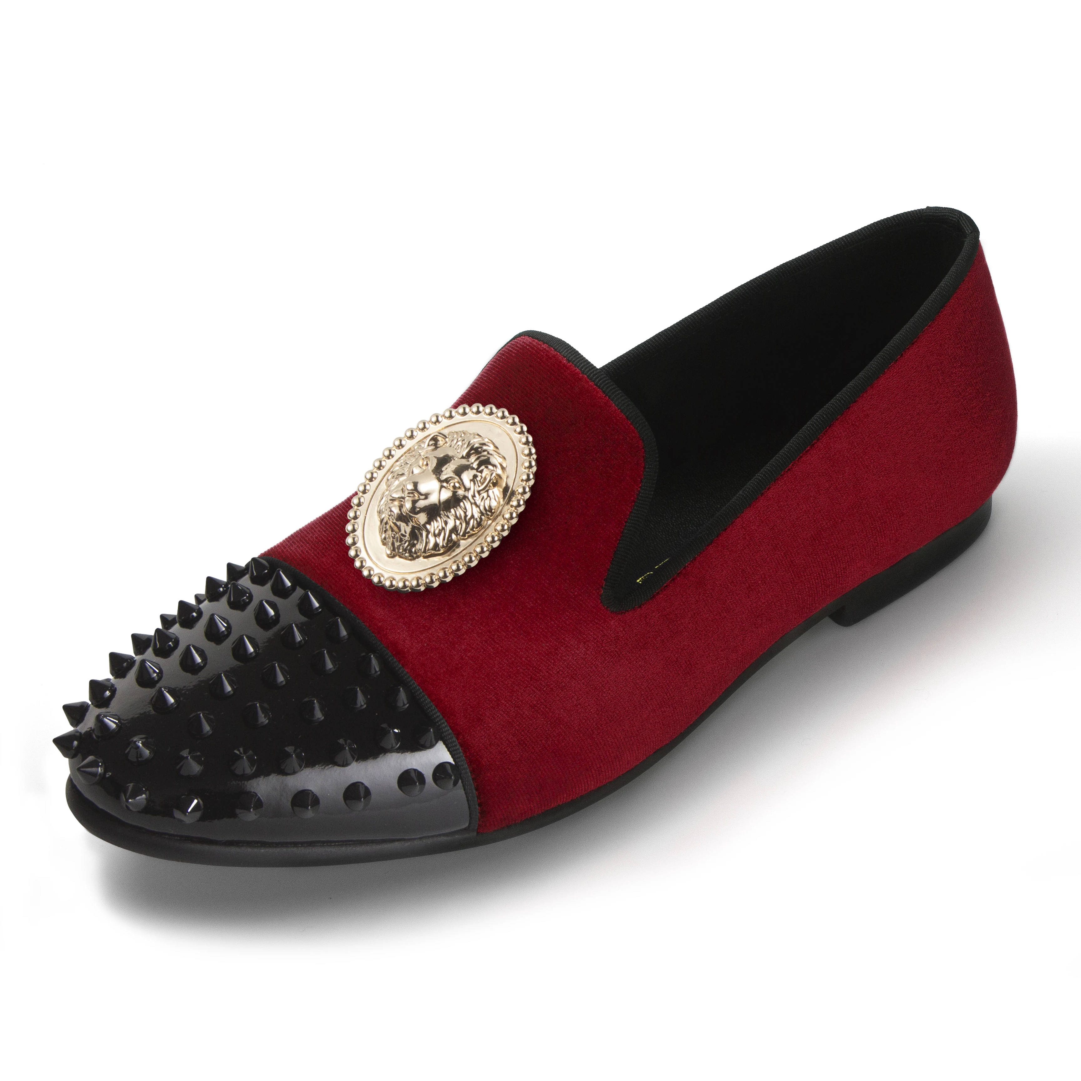 Harpelunde Red Dress Shoes For Prom Rivets Cap Toe Tuxedo Velvet Loafers Fashion Footwear
Harpelunde Red Dress Shoes For Prom Rivets Cap Toe Tuxedo Velvet Loafers Fashion Footwear