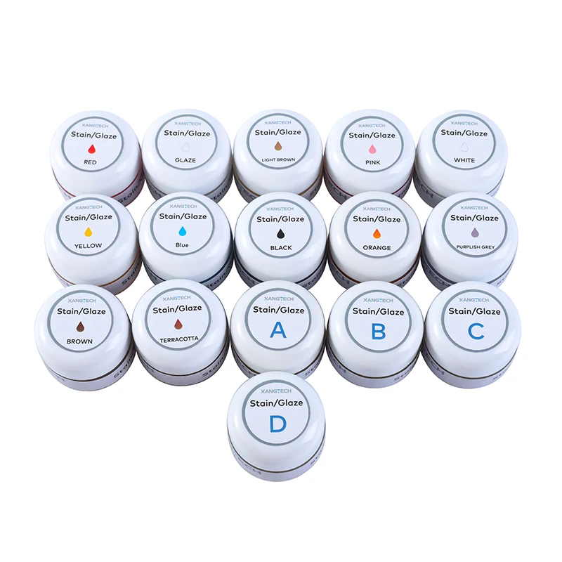 Dental Glaze Paste Diluent Liquid Refreshing Liquid Stain and Glazing Paste Kits for Zirconia Dental Lab CAD CAM Detnal Tool
Dental Glaze Paste Diluent Liquid Refreshing Liquid Stain and Glazing Paste Kits for Zirconia Dental Lab CAD CAM Detnal Tool