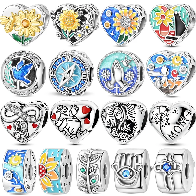 925 Sterling Silver Romantic Classical Guardian Charm Beads Fit Original Bracelet DIY Women Exquisite Anniversary Jewelry Gifts
925 Sterling Silver Romantic Classical Guardian Charm Beads Fit Original Bracelet DIY Women Exquisite Anniversary Jewelry Gifts