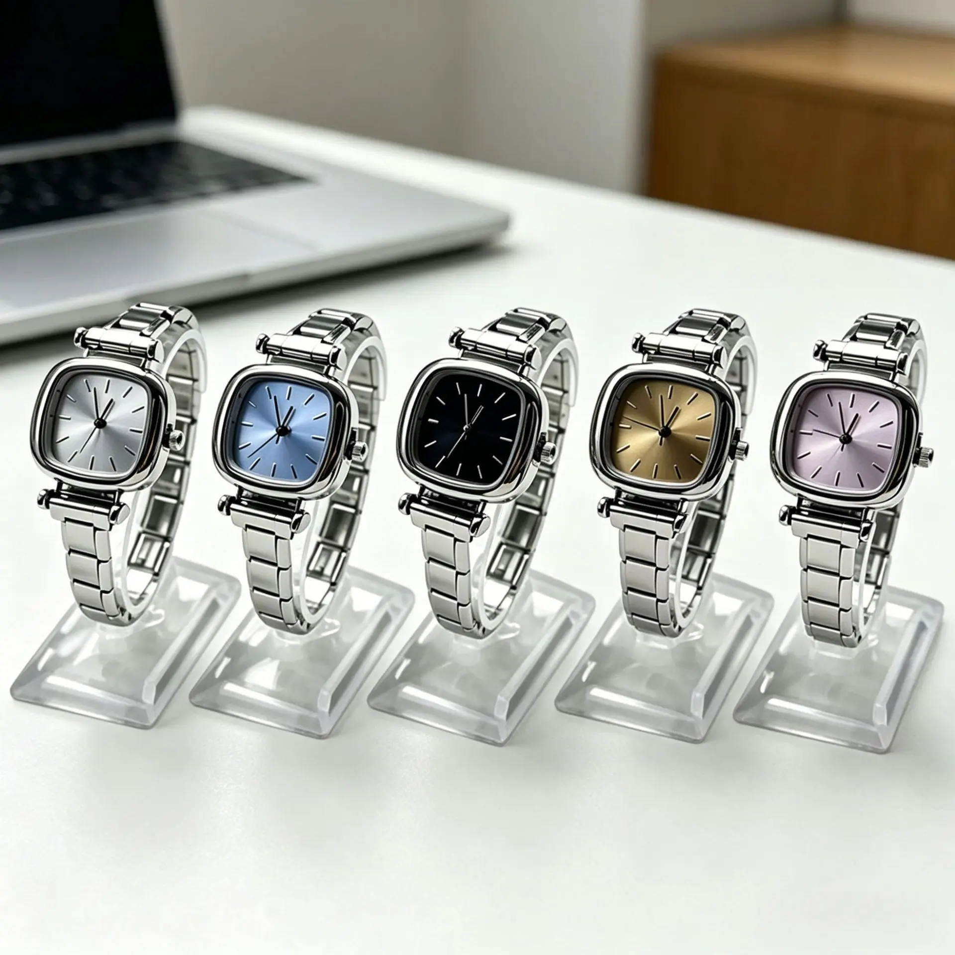 Ins Rounded Square Trend Retro Square Dial Quartz Watch For Men Women Stainless Steel Link Band Simple Daily StudentFashionWrist
Ins Rounded Square Trend Retro Square Dial Quartz Watch For Men Women Stainless Steel Link Band Simple Daily StudentFashionWrist