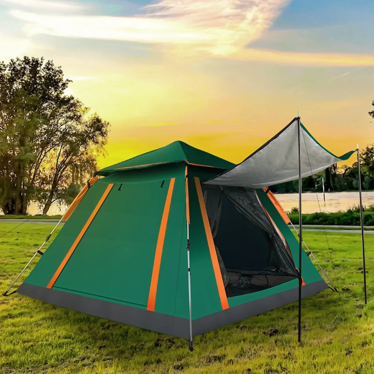 Outdoor Self-driving Travel Camping Tent Auto Quick-opening Tent Portable Rainproof Sunshine-proof Hiking Sunshine Shelter 텐트
Outdoor Self-driving Travel Camping Tent Auto Quick-opening Tent Portable Rainproof Sunshine-proof Hiking Sunshine Shelter 텐트
