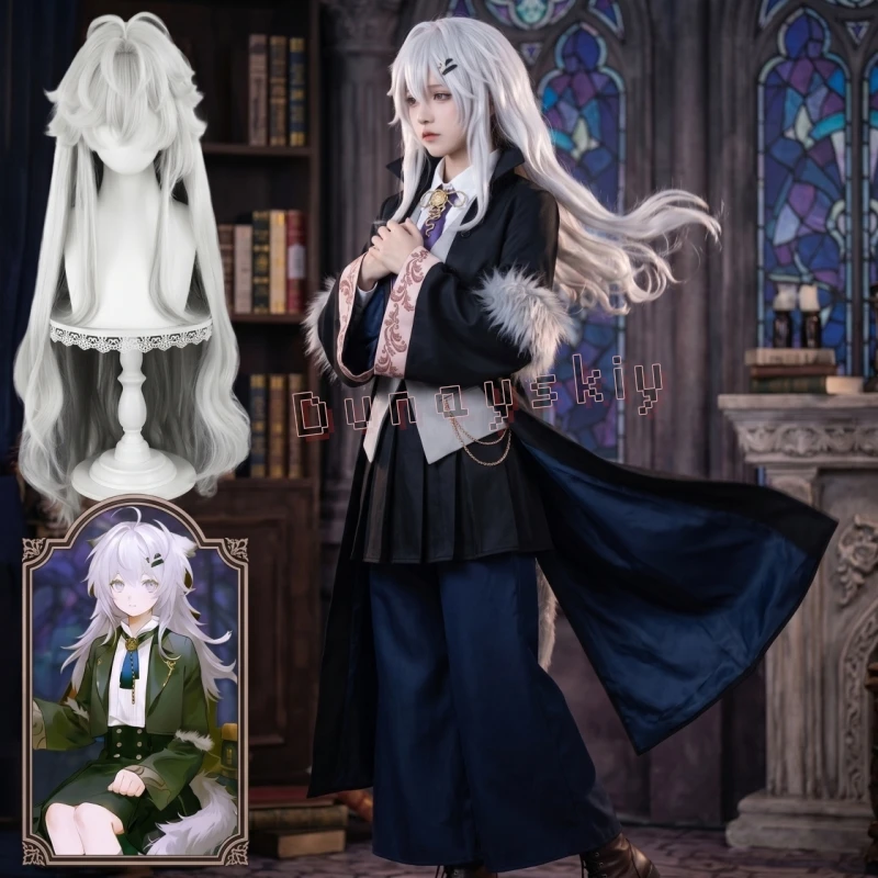 Lappland Cosplay Game Arknights Lappland Cosplay Silver Wig Costume Woman Black Tailcoat with Fur Cuffs Arknights Cos Halloween
Lappland Cosplay Game Arknights Lappland Cosplay Silver Wig Costume Woman Black Tailcoat with Fur Cuffs Arknights Cos Halloween