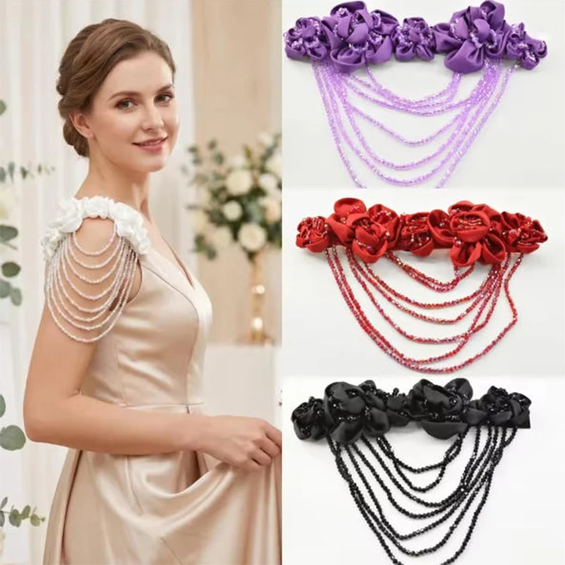 2Pcs Fashion Handmade 3D Shoulder Flower Patch Brooch Pin Corsage Bead Tassels Diy Wedding Garment Applique Sewing Accessories
2Pcs Fashion Handmade 3D Shoulder Flower Patch Brooch Pin Corsage Bead Tassels Diy Wedding Garment Applique Sewing Accessories