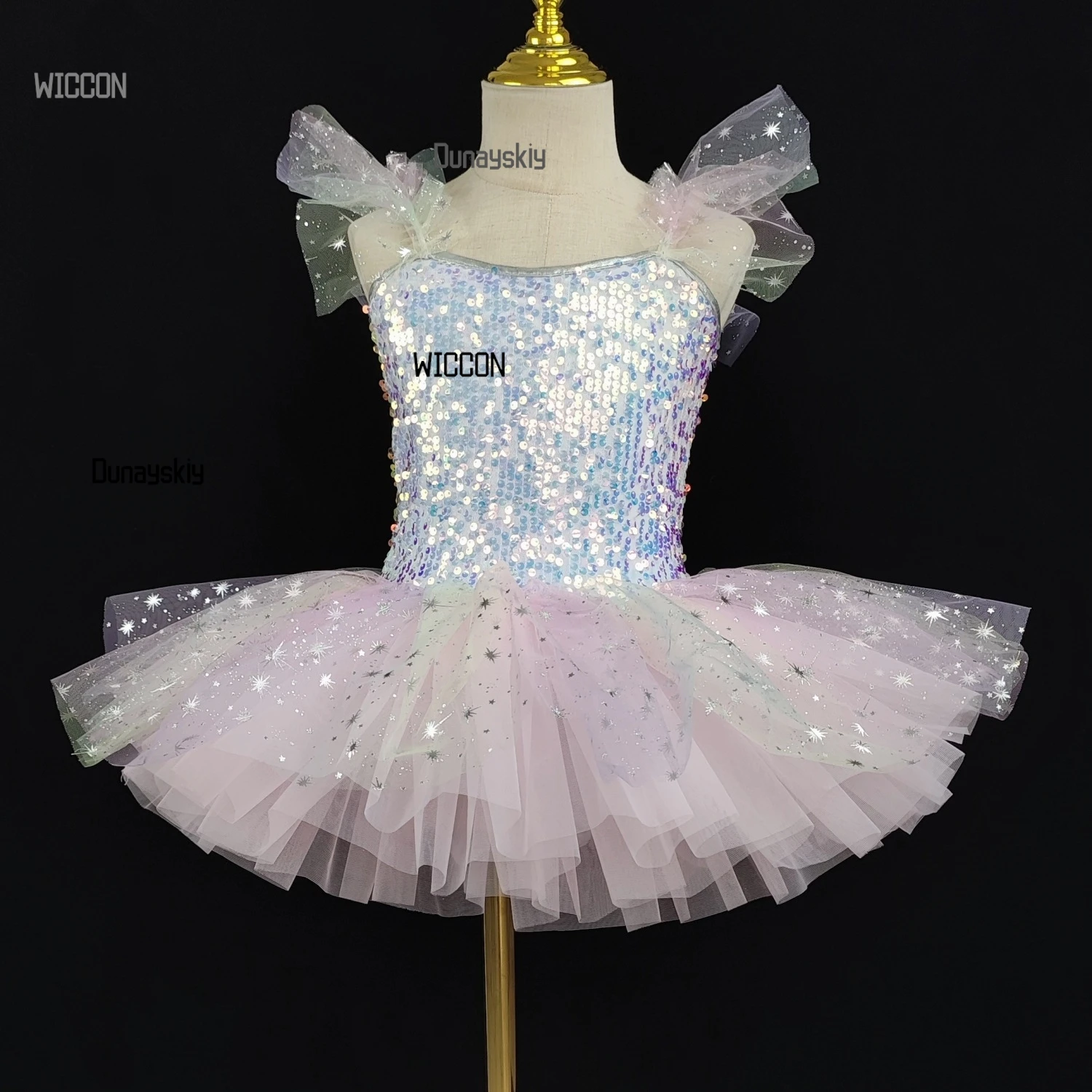 Rainbow Ballet Tutu Dress For Girls Dance Performance Princess Tulle Skirt For Stage Show Halloween Christmas Party Cosplay
Rainbow Ballet Tutu Dress For Girls Dance Performance Princess Tulle Skirt For Stage Show Halloween Christmas Party Cosplay
