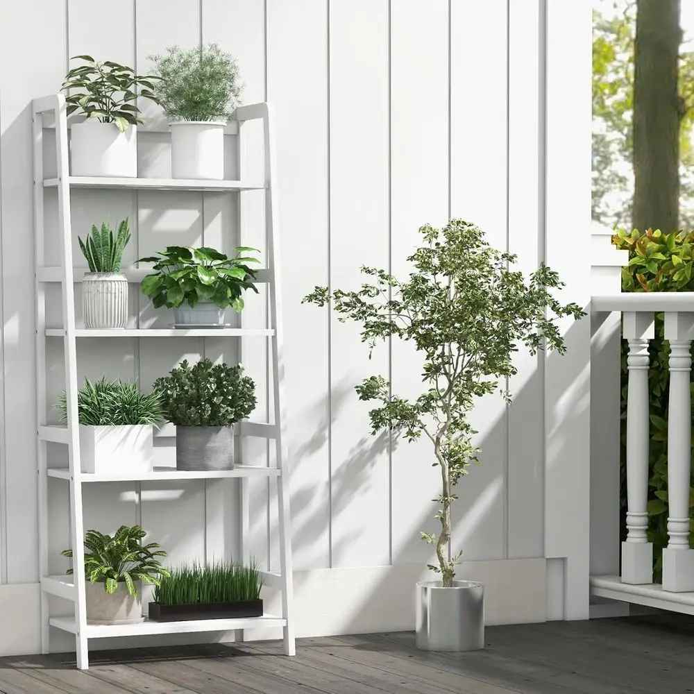 4-Tier Ladder Shel, 47.5'' Bamboo Plant Stand Rack, reestanding Bookshel, Multiunctional Plant Display, Storage Shelves, lower S
4-Tier Ladder Shel, 47.5'' Bamboo Plant Stand Rack, reestanding Bookshel, Multiunctional Plant Display, Storage Shelves, lower S