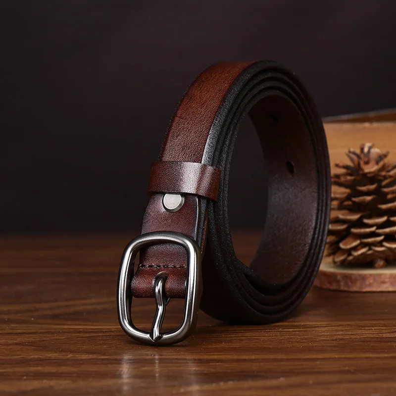 Versatile and fashionable unisex genuine leather belt first layer cowhide casual Hong Kong style pin buckle belt
Versatile and fashionable unisex genuine leather belt first layer cowhide casual Hong Kong style pin buckle belt