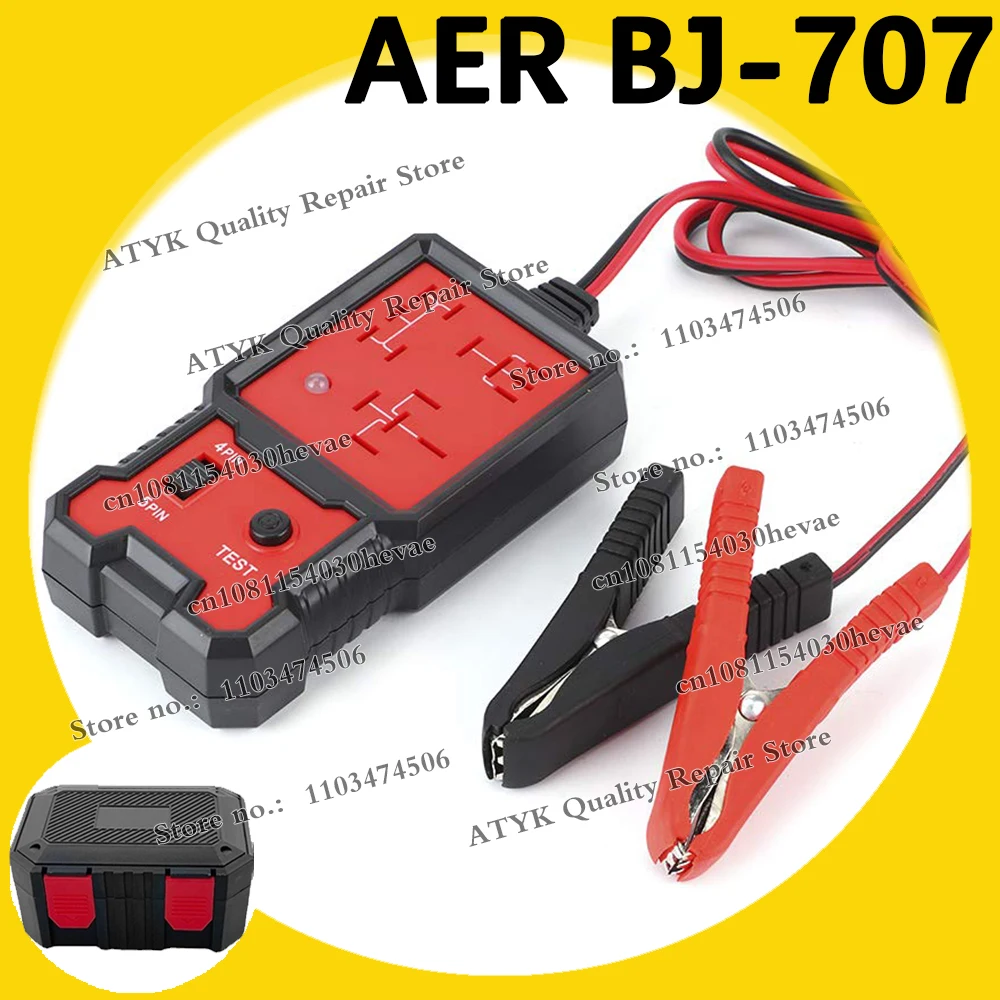 Automotive Relay Tester 12V AER BJ 707 Car Battery Checker Electronic LED Indicator Light Auto Repair LED lamp Car Relay Tester
Automotive Relay Tester 12V AER BJ 707 Car Battery Checker Electronic LED Indicator Light Auto Repair LED lamp Car Relay Tester