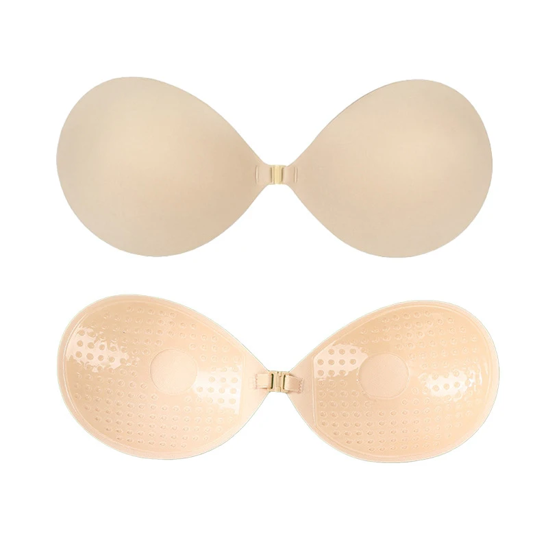 Women's Front Closure Adhesive Bra, Push Up Enhancing Invisible Bra, Round Cup Thin Fabric Bra for Strapless Dress Wedding Gown
Women's Front Closure Adhesive Bra, Push Up Enhancing Invisible Bra, Round Cup Thin Fabric Bra for Strapless Dress Wedding Gown