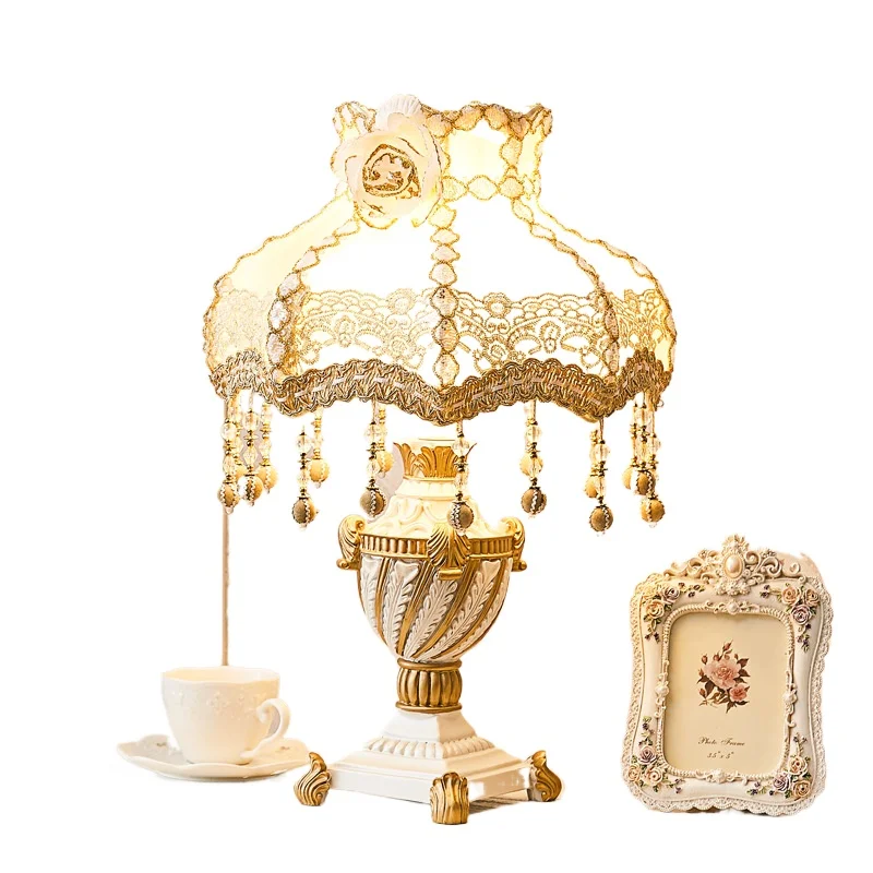 European desk lamp bedroom ins girl bedside lamp table wedding room romantic warm luxury decoration home dimmable
European desk lamp bedroom ins girl bedside lamp table wedding room romantic warm luxury decoration home dimmable