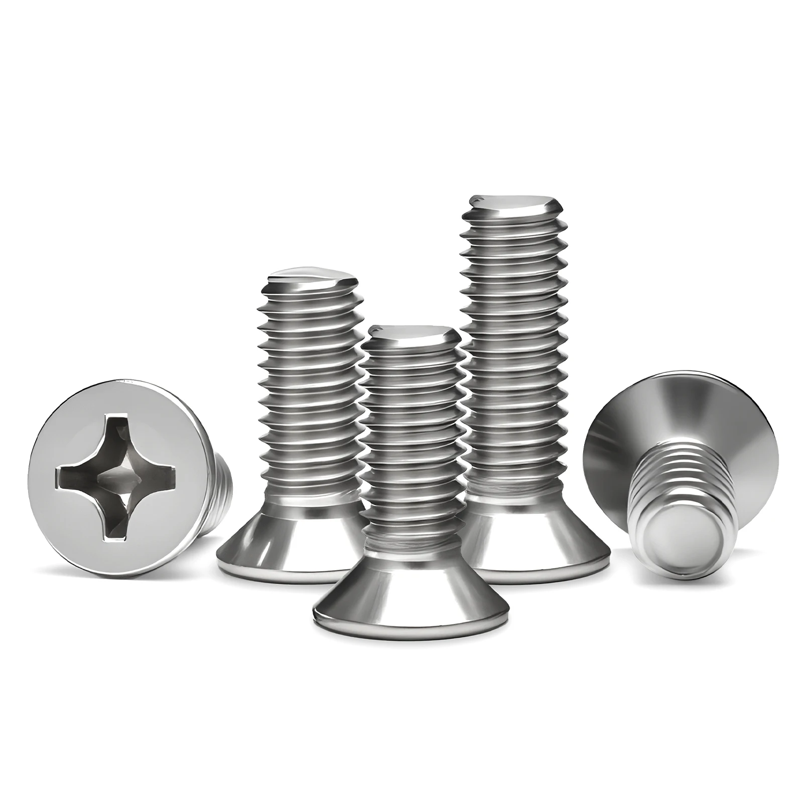 A2-70 Нержавеющая сталь 304 GB819 Винт с крестообразным шлицем и плоской потайной головкой M1.6 M2 M2.5 M3 M3.5 M4 M5 M6 M8 M10
A2-70 Нержавеющая сталь 304 GB819 Винт с крестообразным шлицем и плоской потайной головкой M1.6 M2 M2.5 M3 M3.5 M4 M5 M6 M8 M10