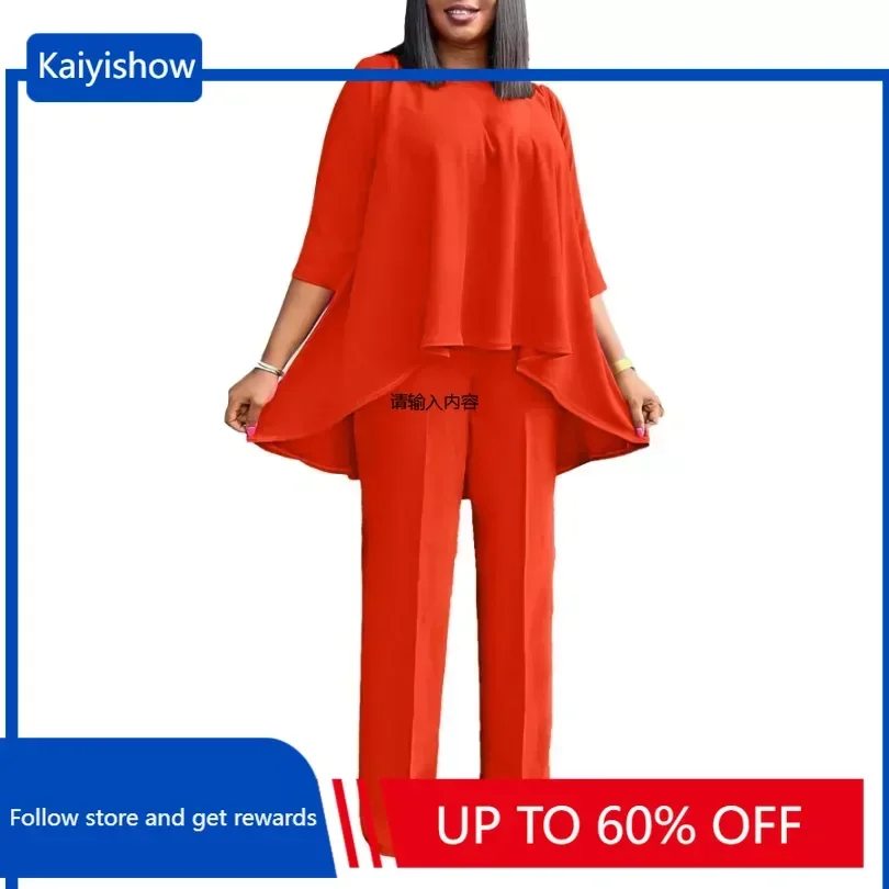 Spring 2024 African Clothes for Women 2 Piece African 3/4 Sleeve O-neck Top Pant Matching Sets Dashiki Africa Clothing Outfits
Spring 2024 African Clothes for Women 2 Piece African 3/4 Sleeve O-neck Top Pant Matching Sets Dashiki Africa Clothing Outfits