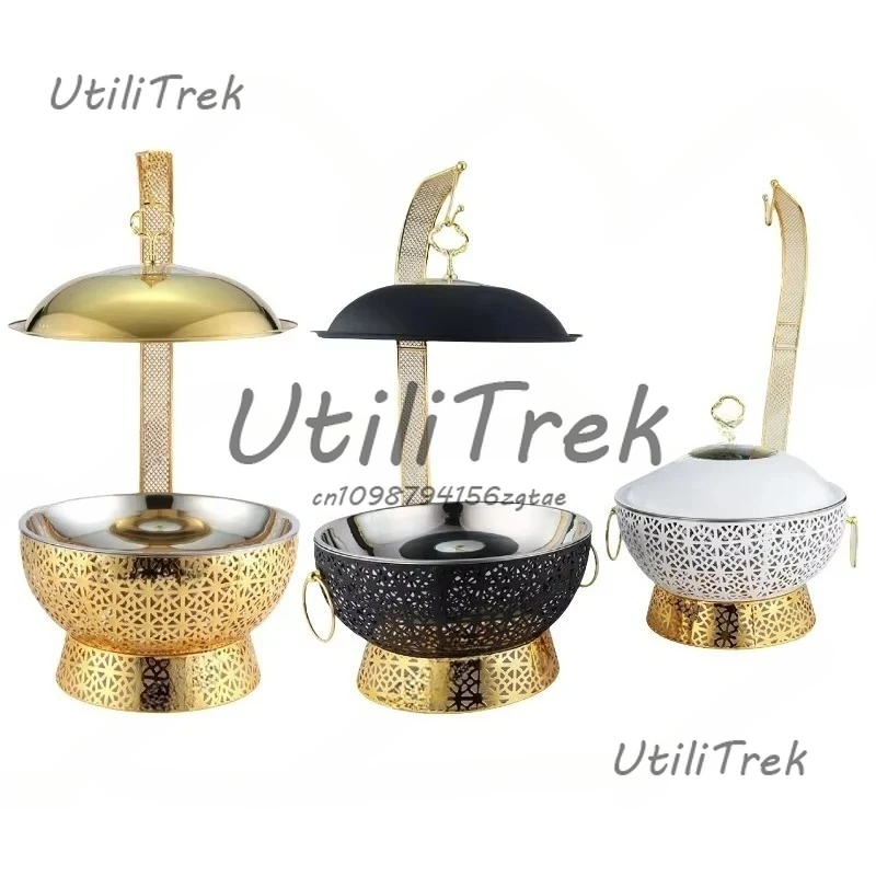 Stainless Steel Food Warmer Set Luxury Hot Pot Dining Restaurant Buffet Hot Pot
Stainless Steel Food Warmer Set Luxury Hot Pot Dining Restaurant Buffet Hot Pot