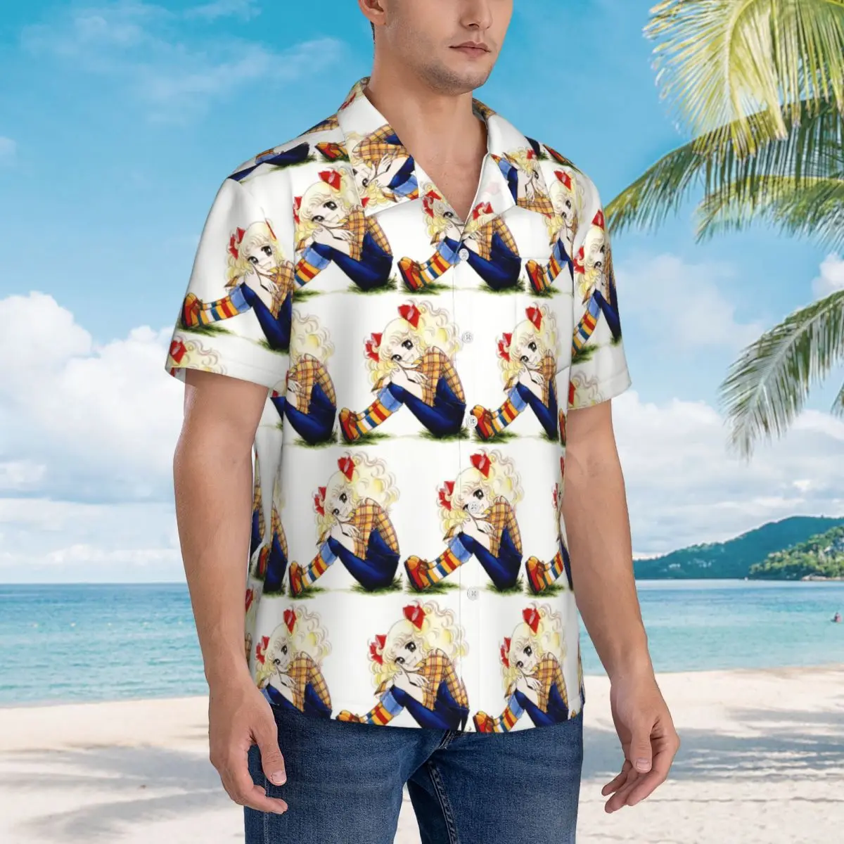 Candy Candy Anime Manga Hawaiian Shirts Casual Men Short Sleeve Shirt for Summer Beach Men's Lapel Tops
Candy Candy Anime Manga Hawaiian Shirts Casual Men Short Sleeve Shirt for Summer Beach Men's Lapel Tops