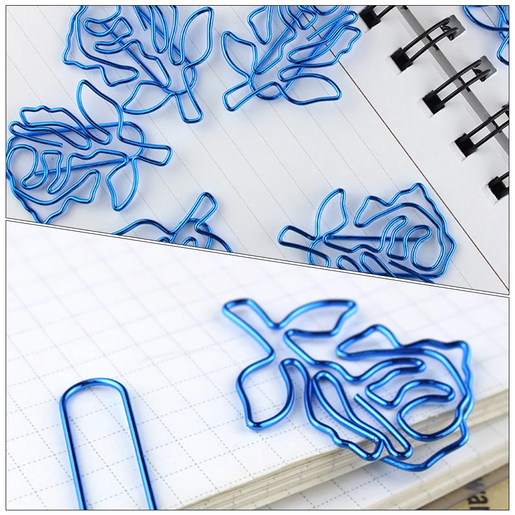 10pcs Blue Rose Shaped Paper Clips Delicate Exquisite Decorative Office Supplies Creative Book Page Marker Business Card Holder
10pcs Blue Rose Shaped Paper Clips Delicate Exquisite Decorative Office Supplies Creative Book Page Marker Business Card Holder
