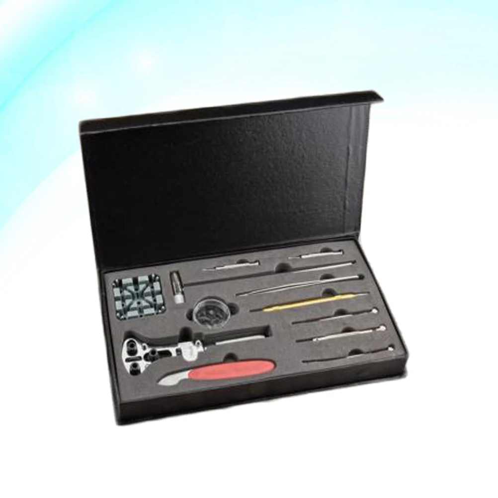 29 Pcs Watch Repair Tool Kit Set Professional Spring Bar Tool Set Watch Belt Tool Back Opener Remover Watch Maintance Kits
29 Pcs Watch Repair Tool Kit Set Professional Spring Bar Tool Set Watch Belt Tool Back Opener Remover Watch Maintance Kits
