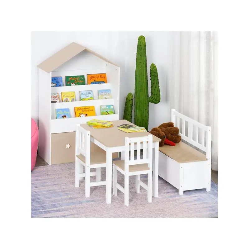 Kids Desk & Chair Set - Study Furniture for Children, Ergonomic Design, Adjustable Height, Ideal for Home Learning & Play
Kids Desk & Chair Set - Study Furniture for Children, Ergonomic Design, Adjustable Height, Ideal for Home Learning & Play