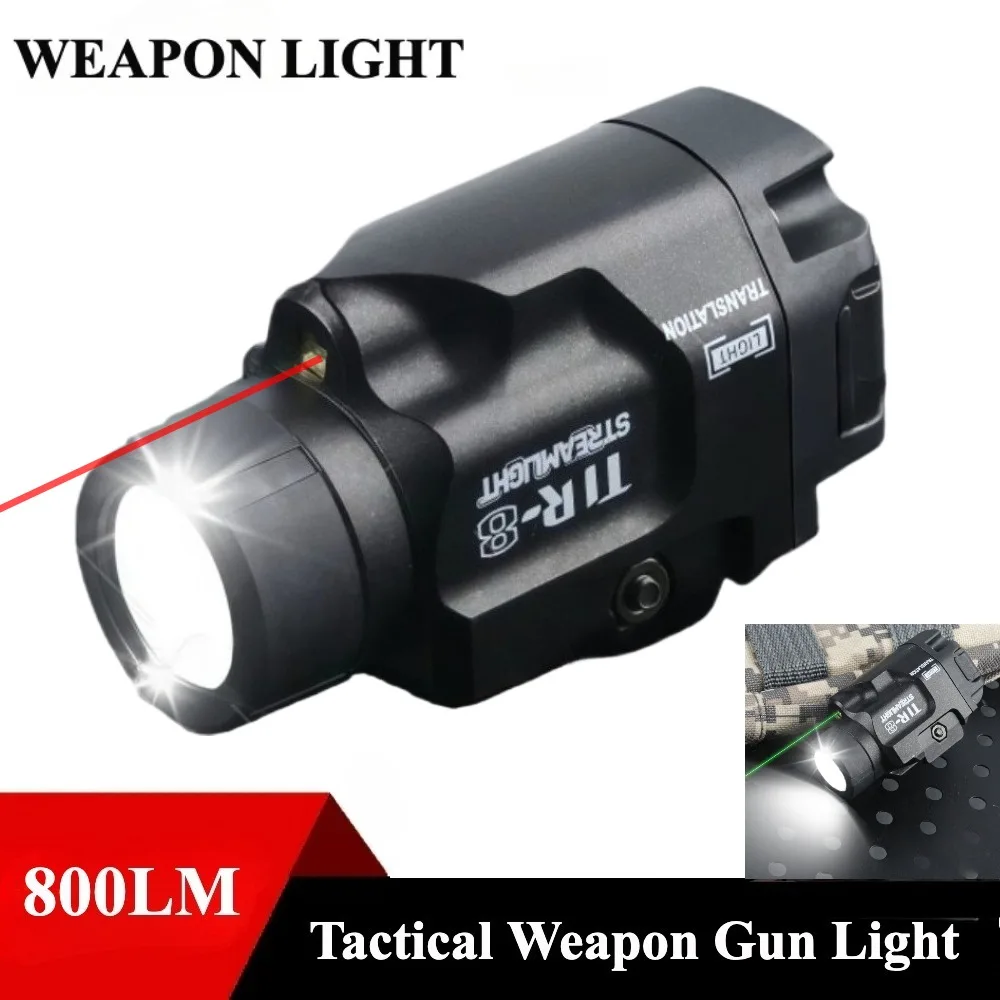 800LM Tactical LED Flashlight with Red/Green Dot Gun Light LED Strobe Fit 20mm Rail for Outdoor Shooting
800LM Tactical LED Flashlight with Red/Green Dot Gun Light LED Strobe Fit 20mm Rail for Outdoor Shooting