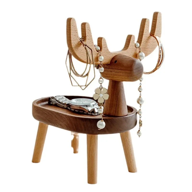 Entrance storage rack, jewelry rack, ornament bedroom home creative deer elf
Entrance storage rack, jewelry rack, ornament bedroom home creative deer elf