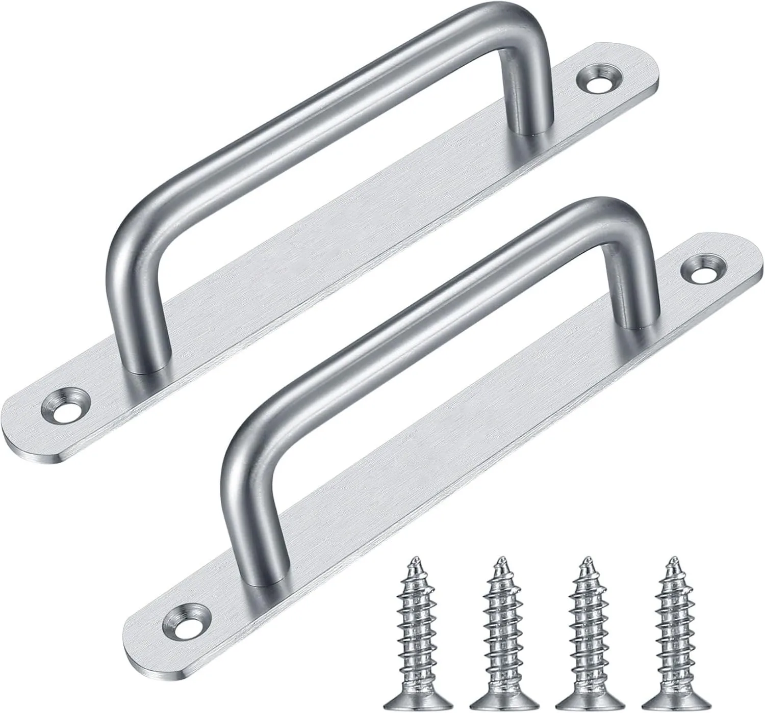 2 Pcs barn door handles sliding door handles stainless steel cupboard door handle with cupboard plates cupboard Barn Door Handle 
2 Pcs barn door handles sliding door handles stainless steel cupboard door handle with cupboard plates cupboard Barn Door Handle