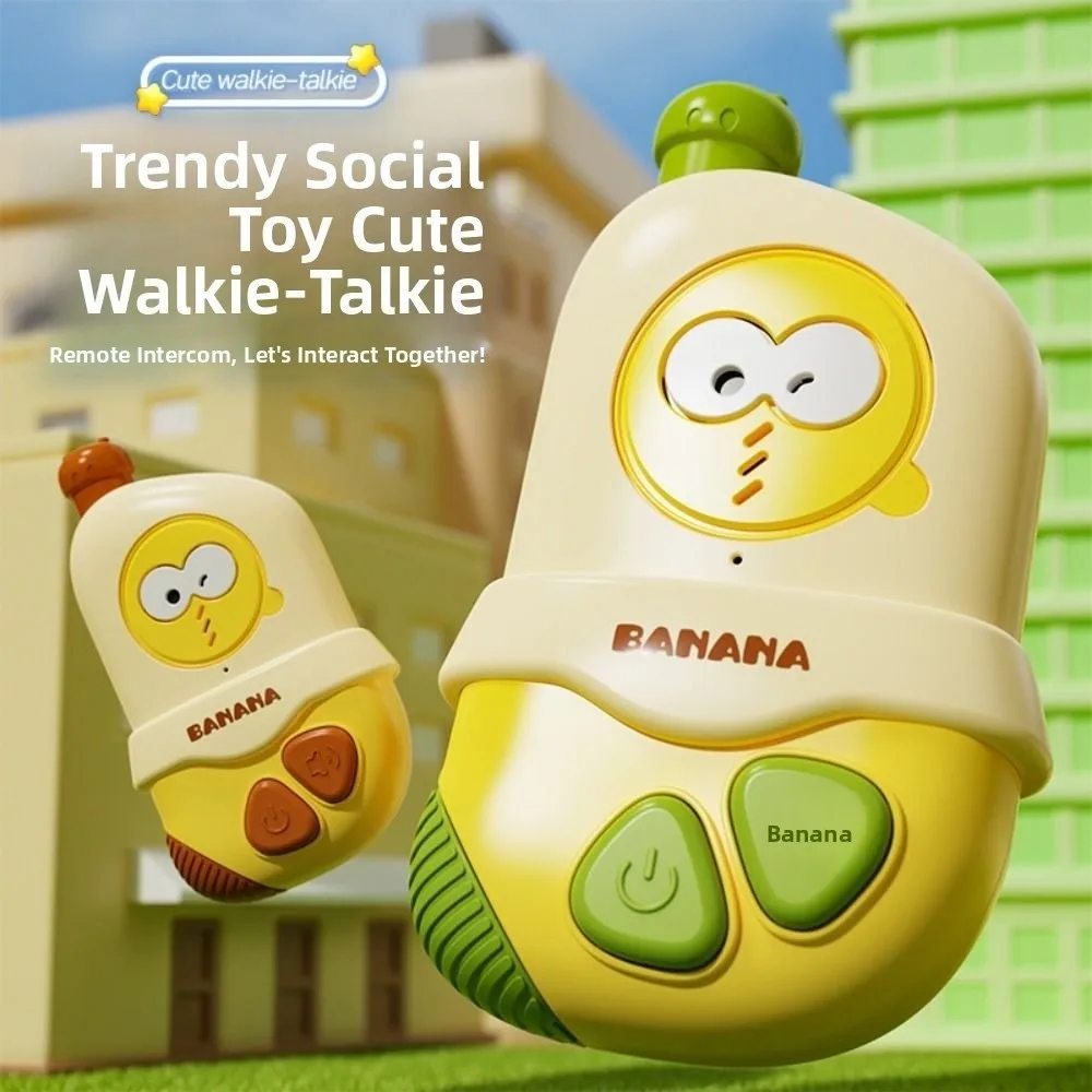 2Pcs Banana Kids Walkie Talkie Toys Cartoon Transceiver Mini Handheld Walkie Talkie Battery Powered Creative
2Pcs Banana Kids Walkie Talkie Toys Cartoon Transceiver Mini Handheld Walkie Talkie Battery Powered Creative